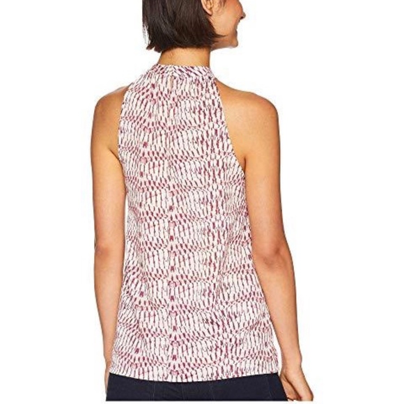 NWT BCBG RUFFLE FRONT BRULEE SLEEVELESS TOP S - Picture 3 of 3